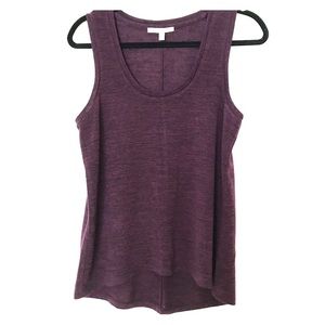 Express One Eleven Tank Top in Plum